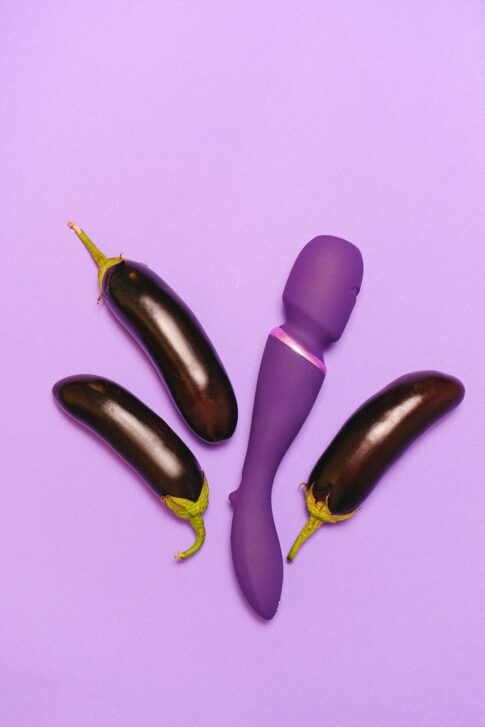 eggplants and a sex toy